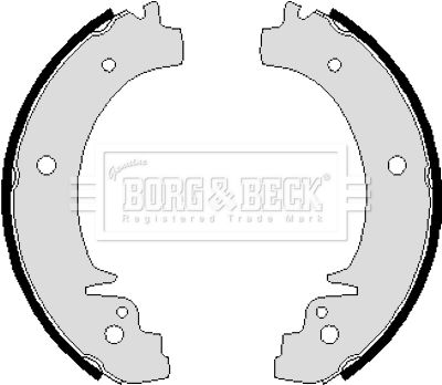 BORG & BECK Bremžu loku komplekts BBS6075